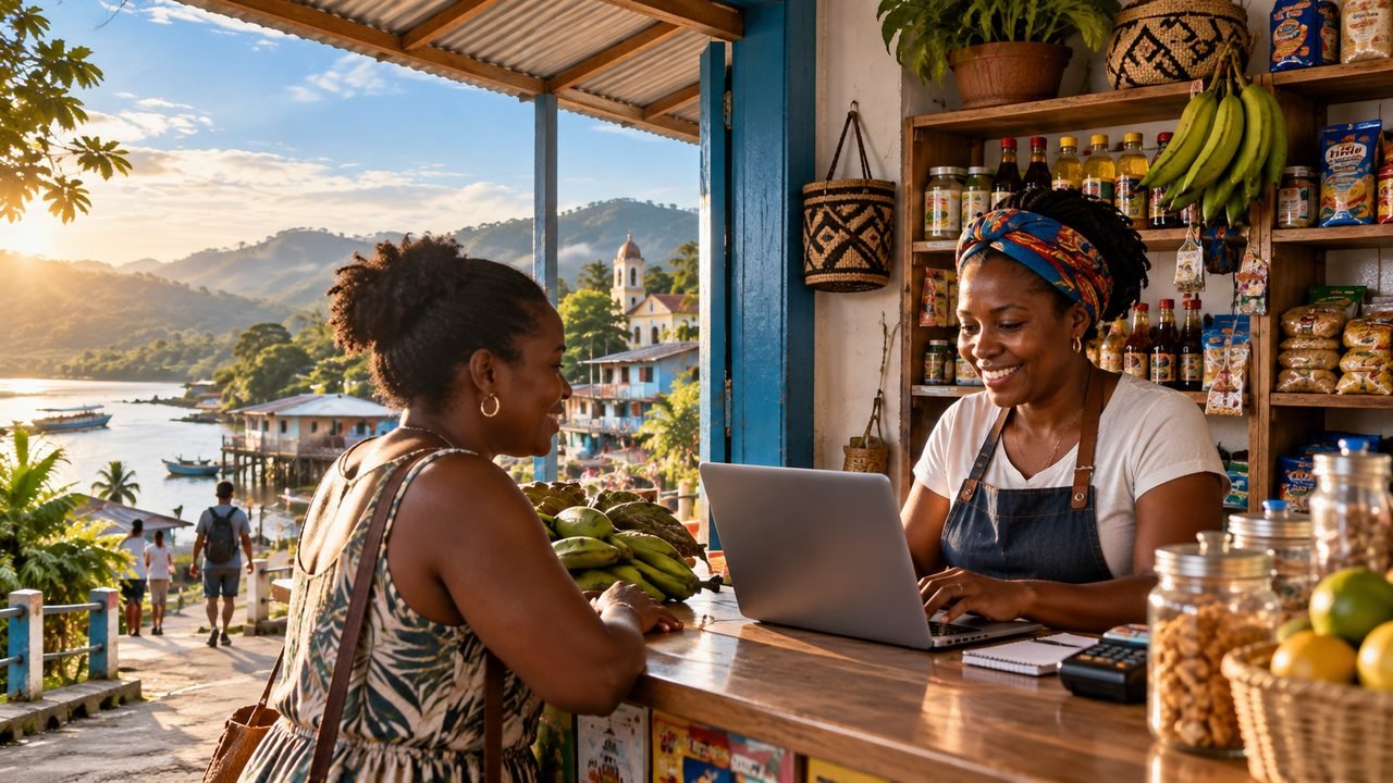 Comercio local utilizando conectividad digital